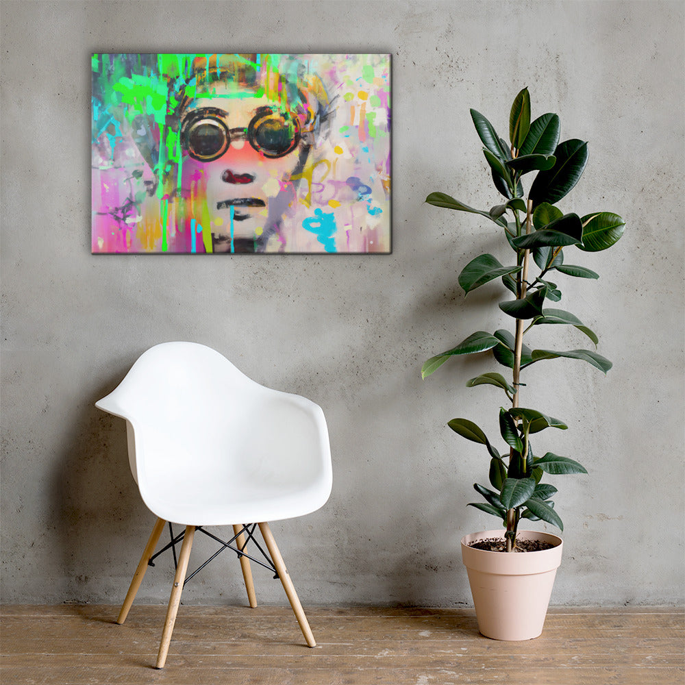 Portraits, Sunglasses, Digital Art, Canvas Print, High Quality Image, For Home Decor & Interior Design