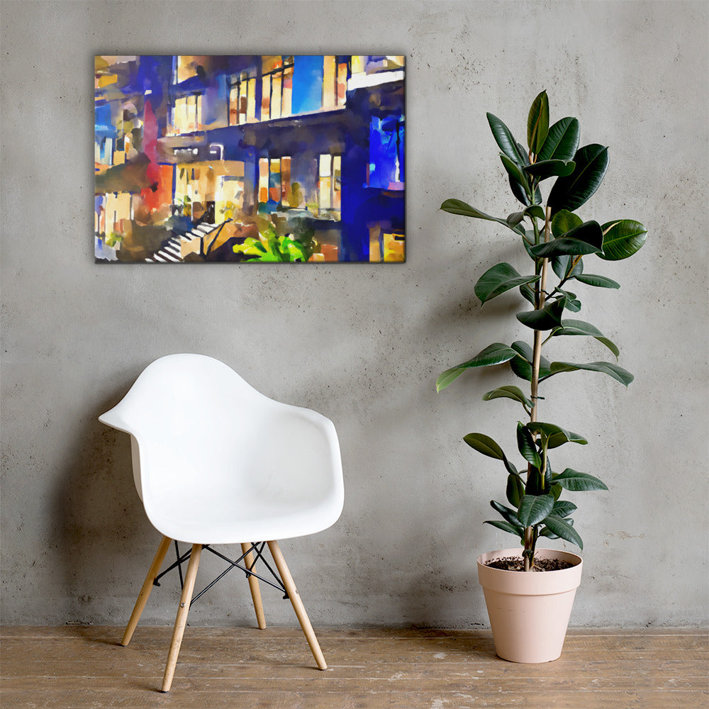 Urban Vibes, Digital Art, Canvas Print, High Quality Image, For Home Decor & Interior Design