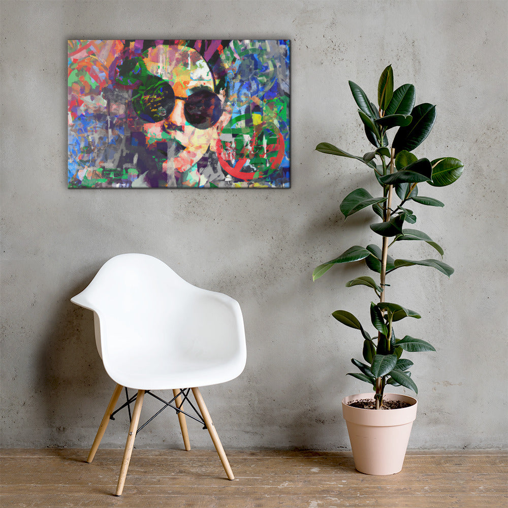 She Vibes, Sunglasses, Digital Art, Canvas Print, High Quality Image, For Home Decor & Interior Design