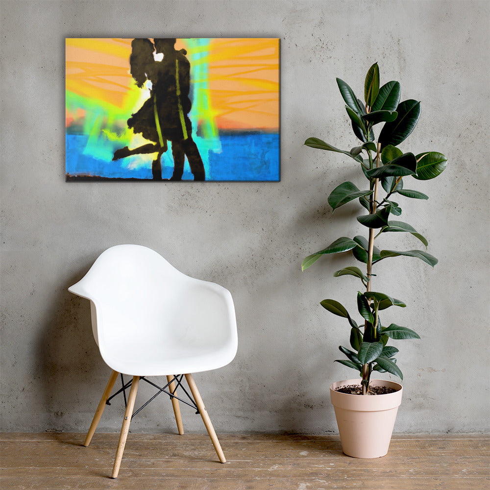 Neon Love Series, Digital Art, Canvas Print, High Quality Image, For Home Decor & Interior Design