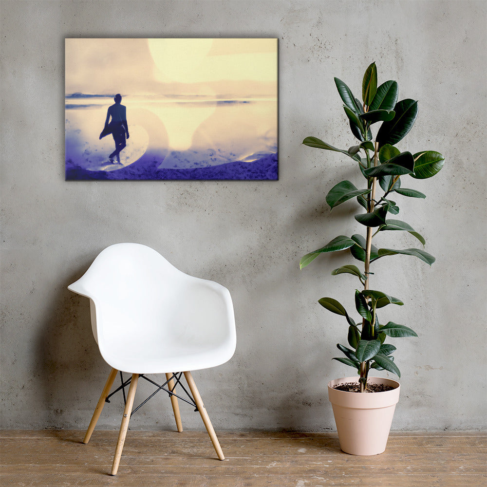 Surf's Up, Beach Life, Digital Art, Canvas Print, High Quality Image, For Home Decor & Interior Design