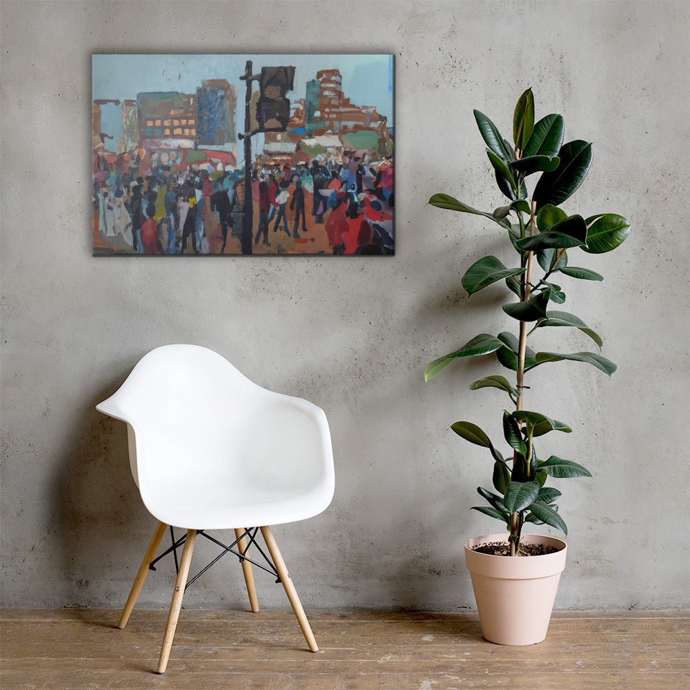 Urban Vibes, Digital Art, Canvas Print, High Quality Image, For Home Decor & Interior Design