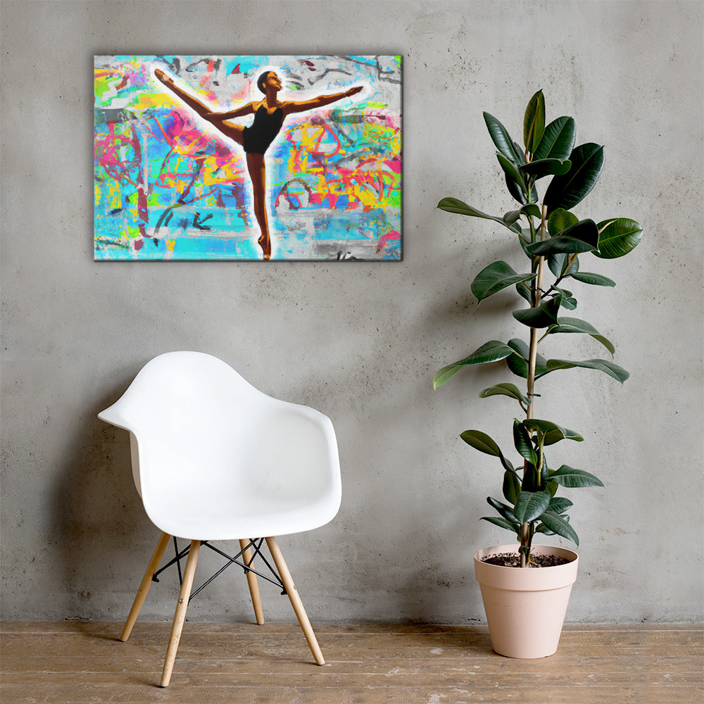 Ballet Dancer, She Vibes, Digital Art, Canvas Print, High Quality Image, For Home Decor & Interior Design