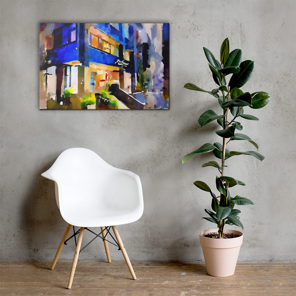 Urban Vibes, Digital Art, Canvas Print, High Quality Image, For Home Decor & Interior Design