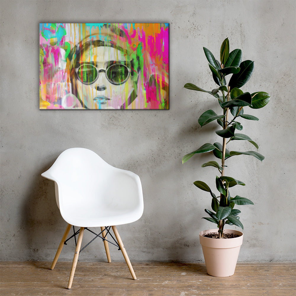 She Vibes, Digital Art, Canvas Print, High Quality Image, For Home Decor & Interior Design