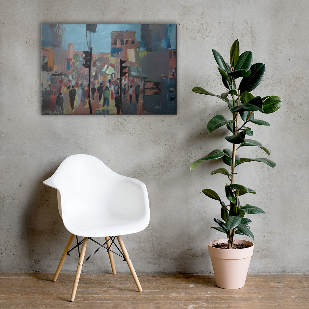 Urban Vibes, Digital Art, Canvas Print, High Quality Image, For Home Decor & Interior Design