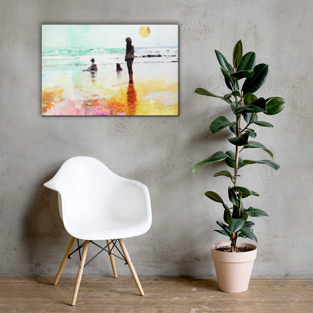 Beach Life, Digital Art, Canvas Print, High Quality Image, For Home Decor & Interior Design