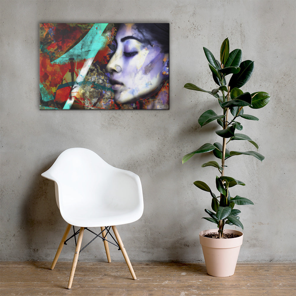 She Vibes, Digital Art, Canvas Print, High Quality Image, For Home Decor & Interior Design