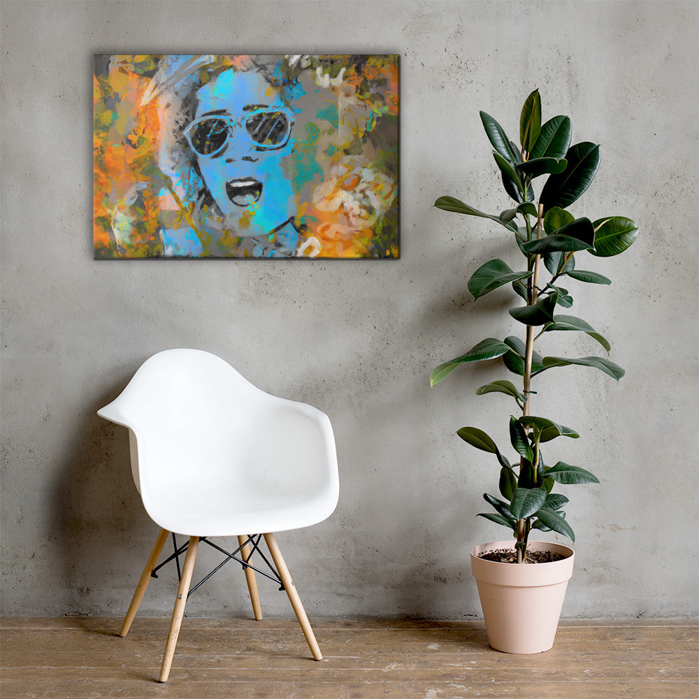 She Vibes, Digital Art, Canvas Print, High Quality Image, For Home Decor & Interior Design