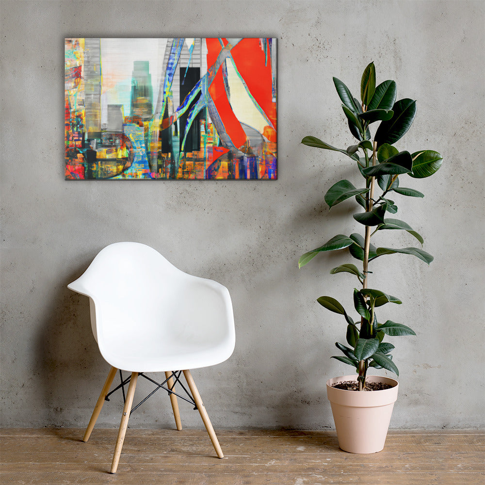 Urban Vibes, Digital Art, Canvas Print, High Quality Image, For Home Decor & Interior Design