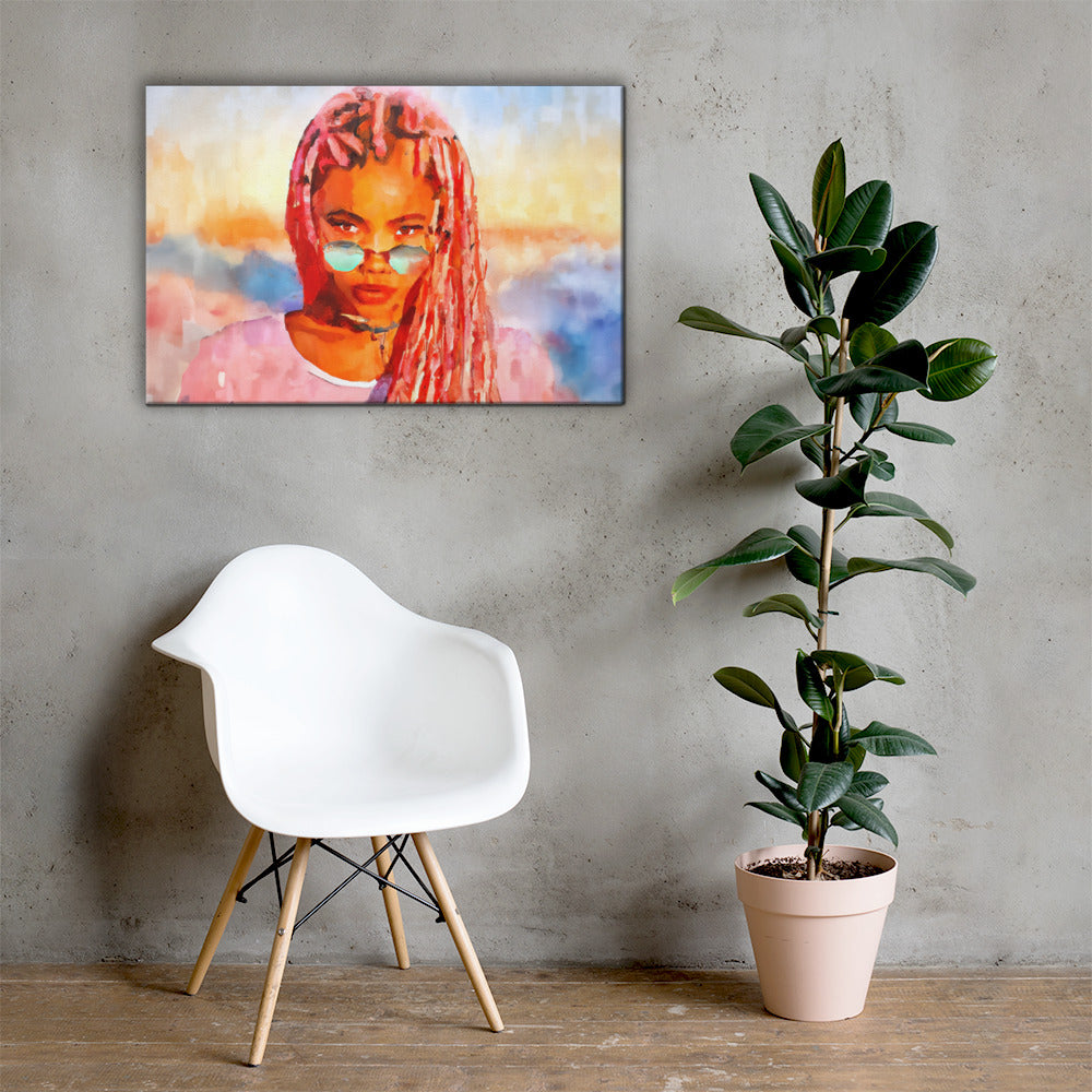 She Vibes, Digital Art, Canvas Print, High Quality Image, For Home Decor & Interior Design