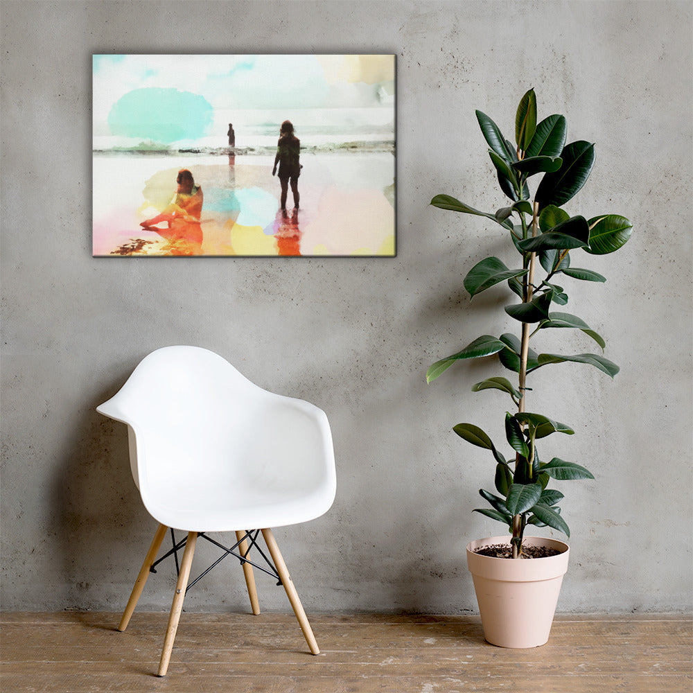 Beach Life, Digital Art, Canvas Print, High Quality Image, For Home Decor & Interior Design