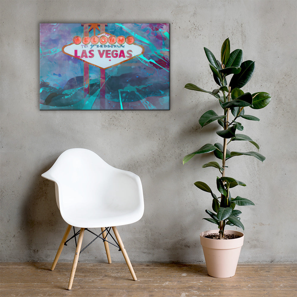 Vegas, Urban Vibes, Digital Art, Canvas Print, High Quality Image, For Home Decor & Interior Design