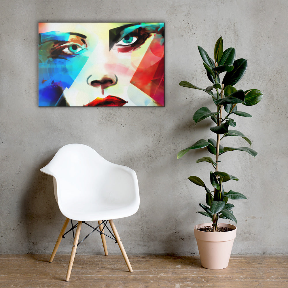 She Vibes, Digital Art, Canvas Print, High Quality Image, For Home Decor & Interior Design