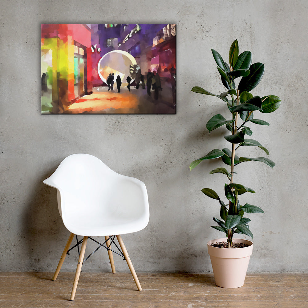 Urban Vibes, Digital Art, Canvas Print, High Quality Image, For Home Decor & Interior Design