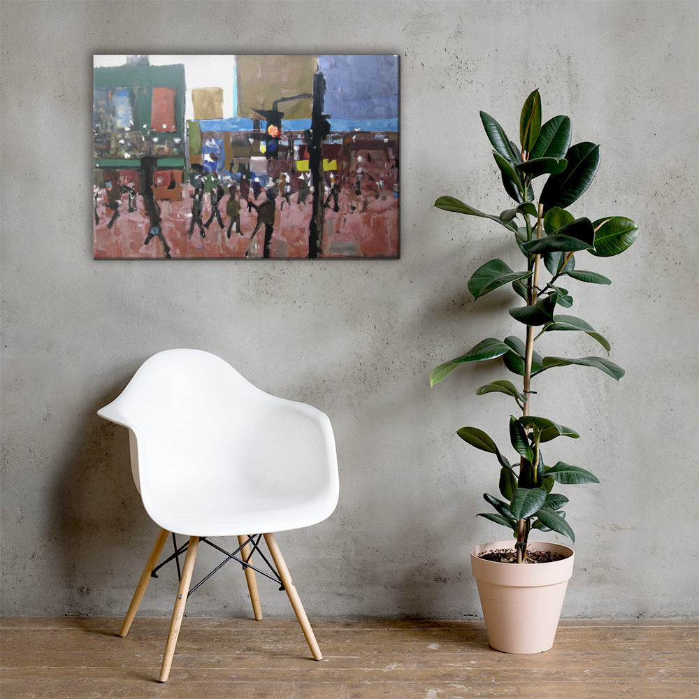 Urban Vibes, Digital Art, Canvas Print, High Quality Image, For Home Decor & Interior Design