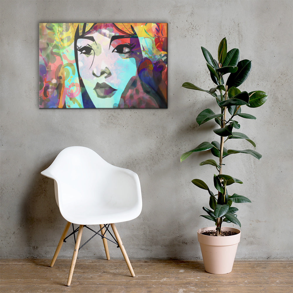 She Vibes, Digital Art, Canvas Print, High Quality Image, For Home Decor & Interior Design