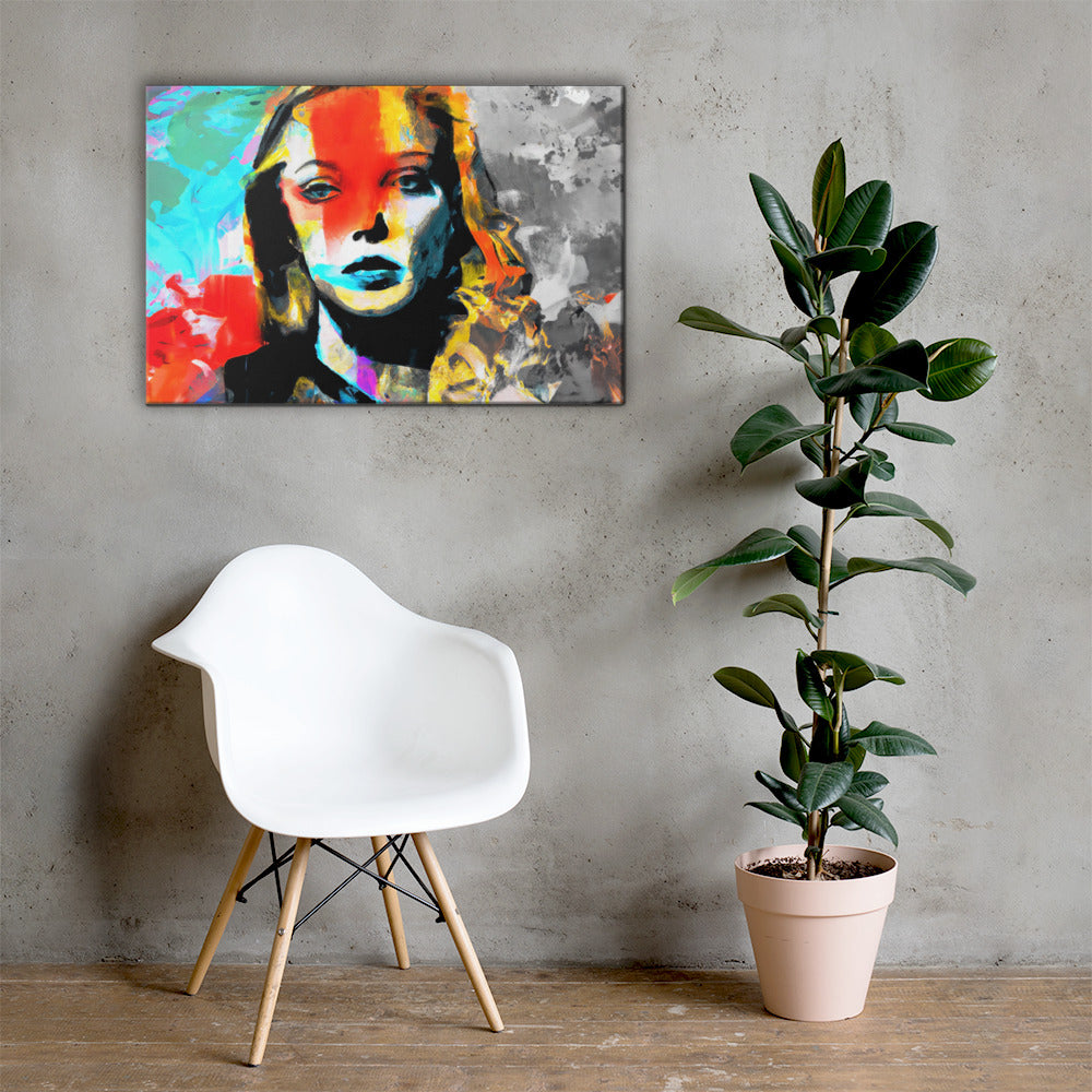 She Vibes, Digital Art, Canvas Print, High Quality Image, For Home Decor & Interior Design