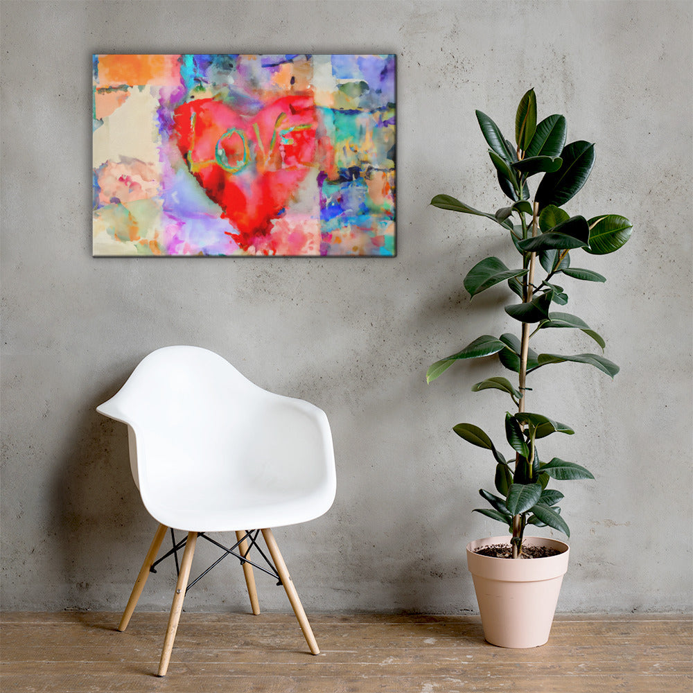 Love, Abstracts, Digital Art, Canvas Print, High Quality Image, For Home Decor & Interior Design