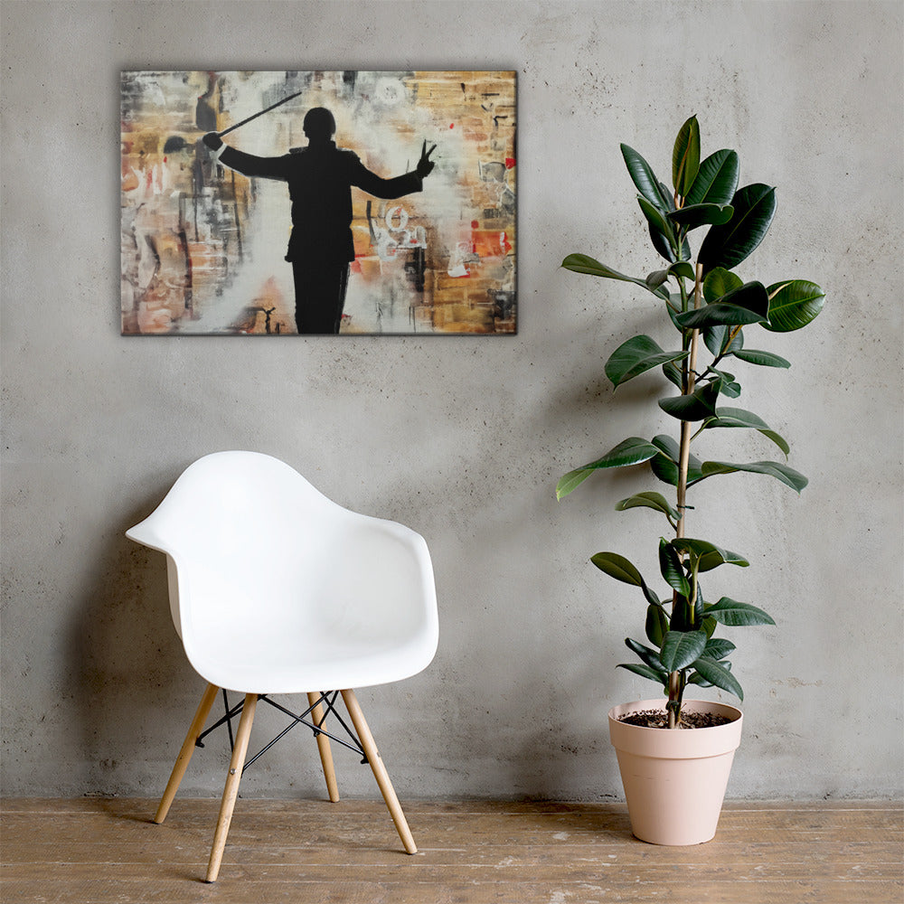 Urban Symphony, Urban Vibes, Digital Art, Canvas Print, High Quality Image, For Home Decor & Interior Design