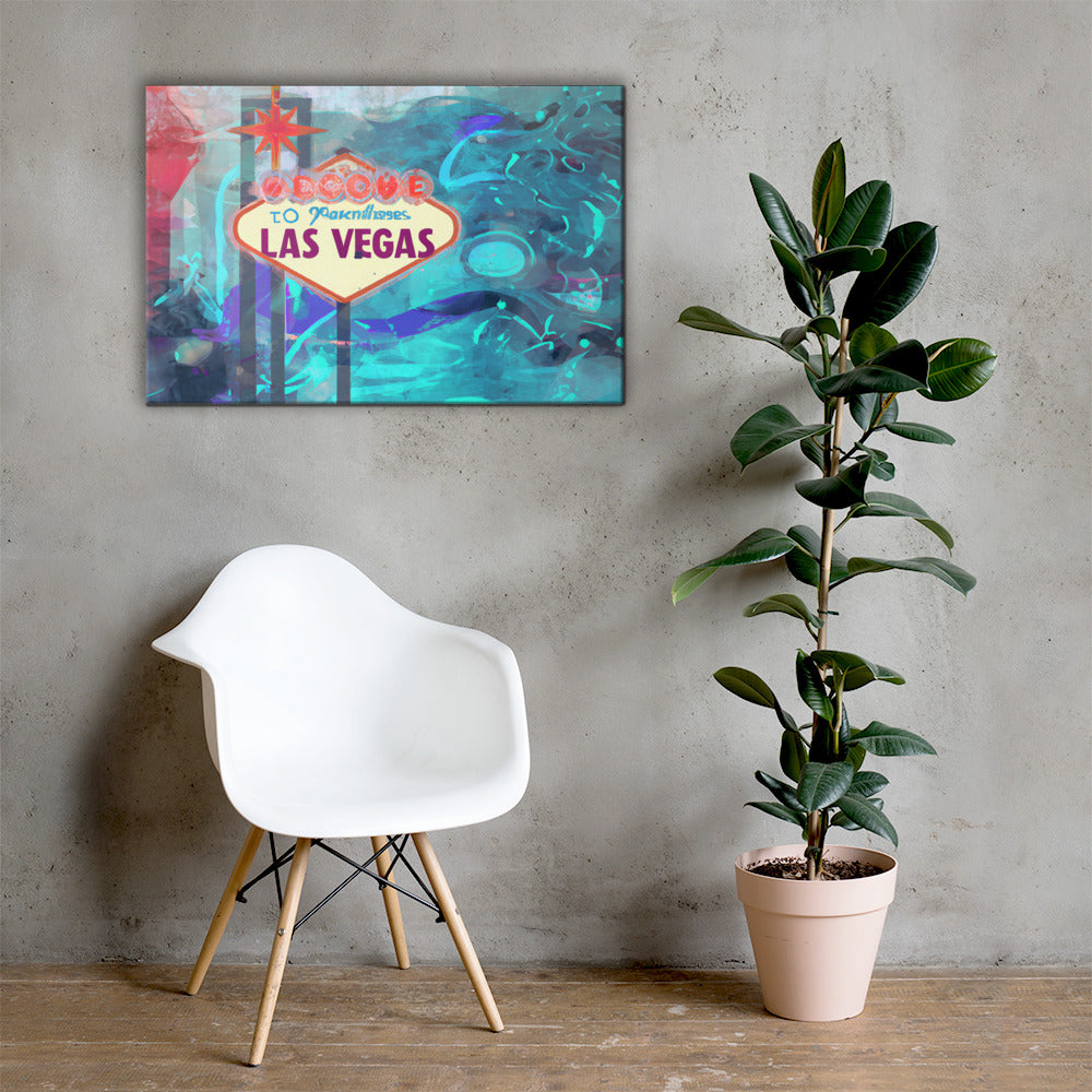 Vegas, Urban Vibes, Digital Art, Canvas Print, High Quality Image, For Home Decor & Interior Design