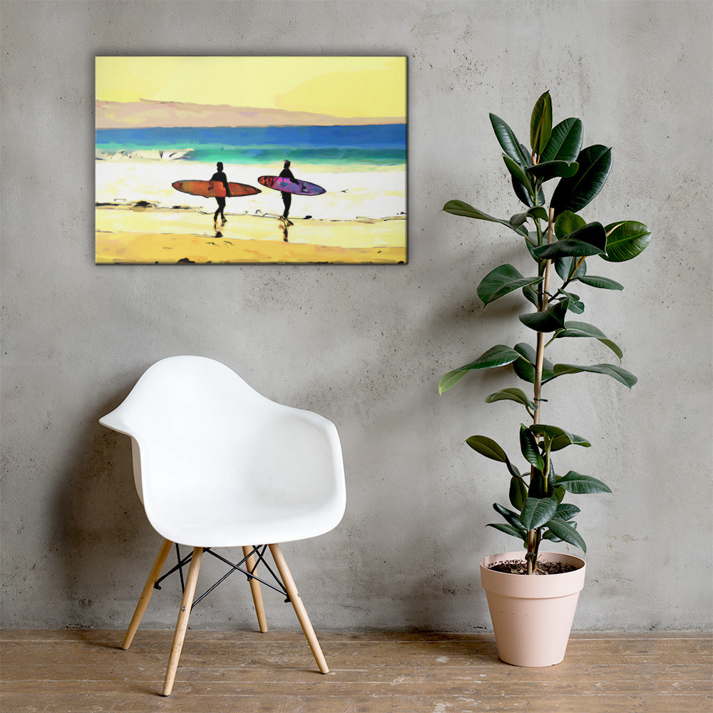 Beach Life, Digital Art, Canvas Print, High Quality Image, For Home Decor & Interior Design