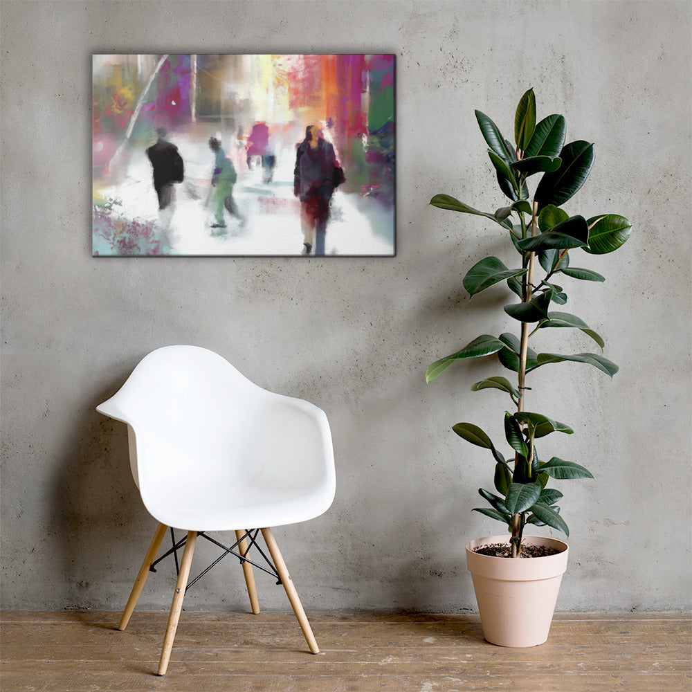 Urban Vibes, Digital Art, Canvas Print, High Quality Image, For Home Decor & Interior Design