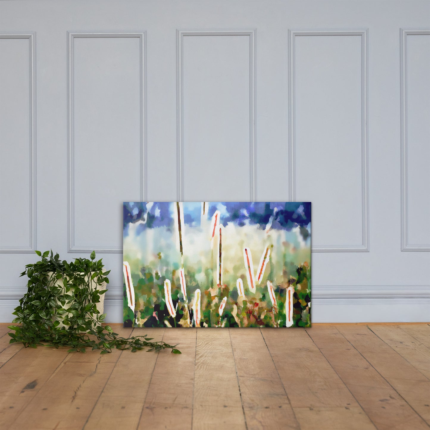 Cat Tails, Scenics, Digital Art, Canvas Print, High Quality Image, For Home Decor & Interior Design