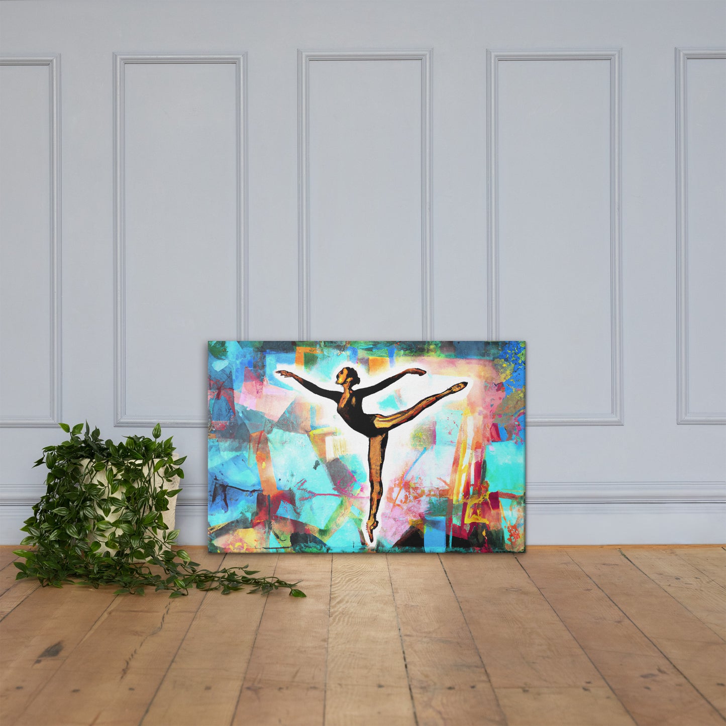 Ballet Dancer, She Vibes, Digital Art, Canvas Print, High Quality Image, For Home Decor & Interior Design