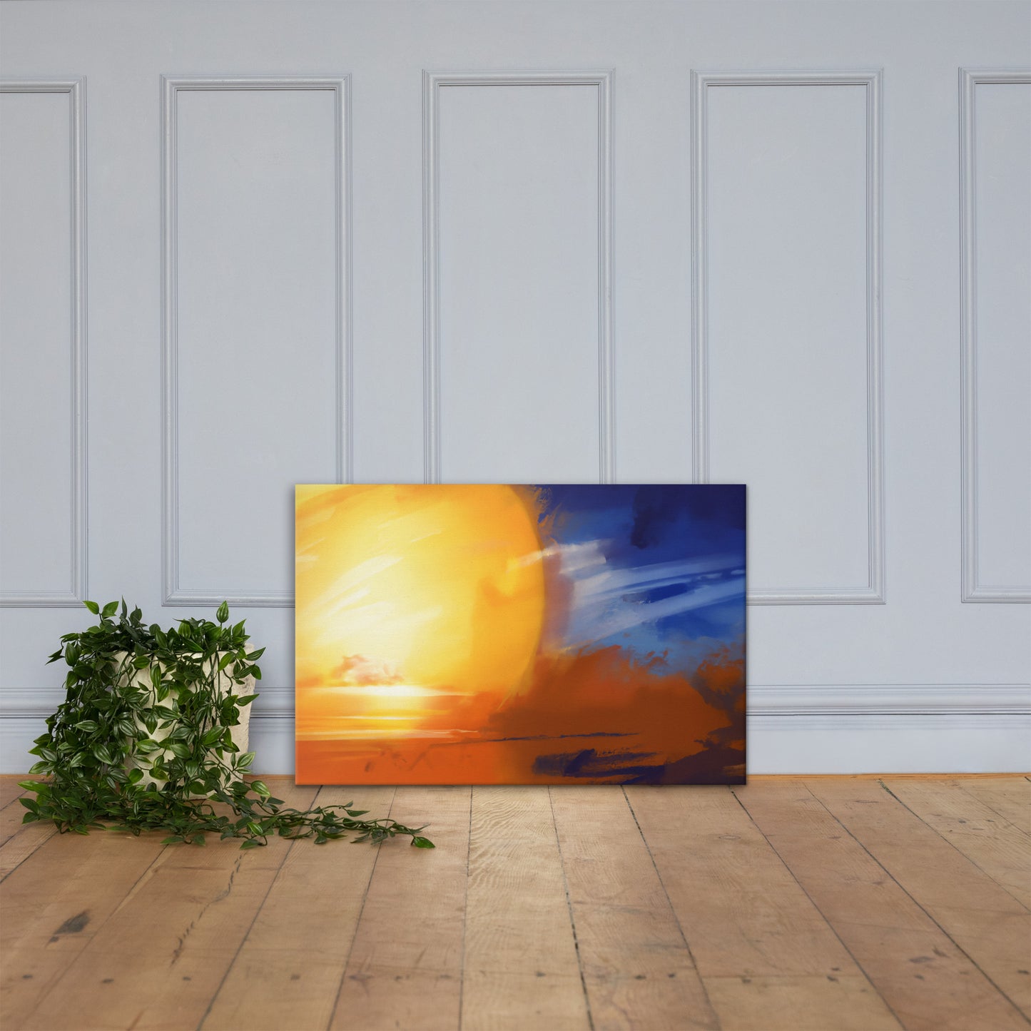 Brilliant Sunrise, Scenics, Digital Art, Canvas Print, High Quality Image, For Home Decor & Interior Design