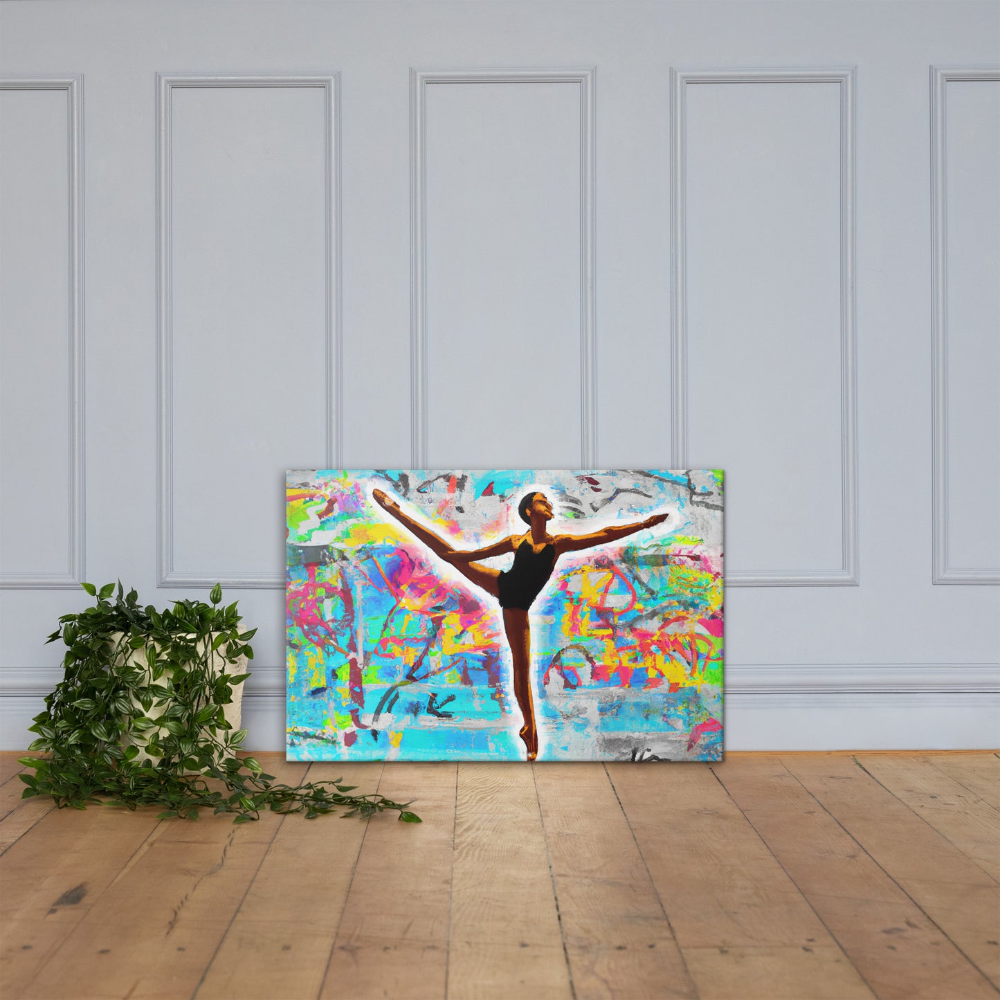 Ballet Dancer, She Vibes, Digital Art, Canvas Print, High Quality Image, For Home Decor & Interior Design