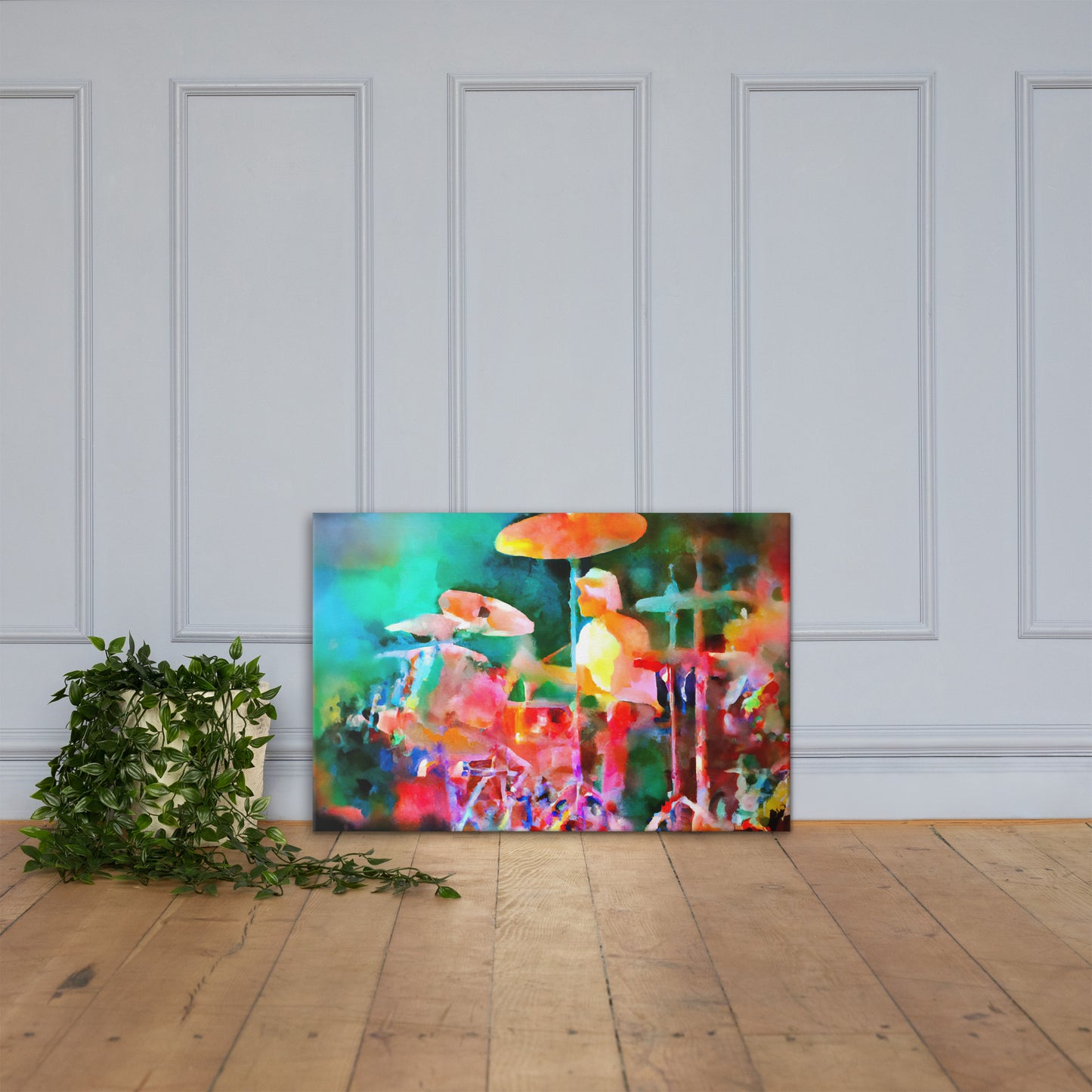 Drummer, Portraits, Digital Art, Canvas Print, High Quality Image, For Home Decor & Interior Design