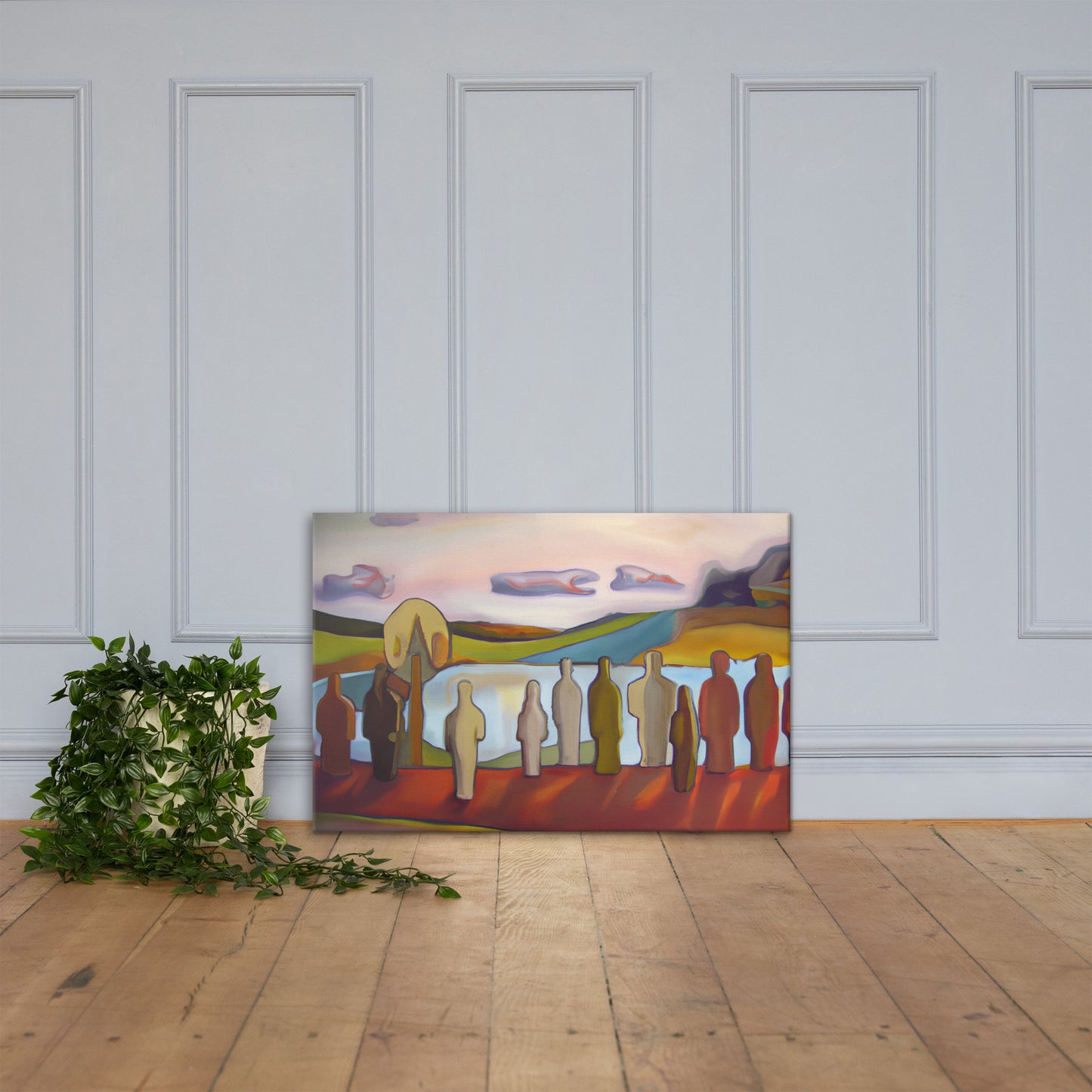 The Gathering, Portraits, Digital Art, Canvas Print, High Quality Image, For Home Decor & Interior Design