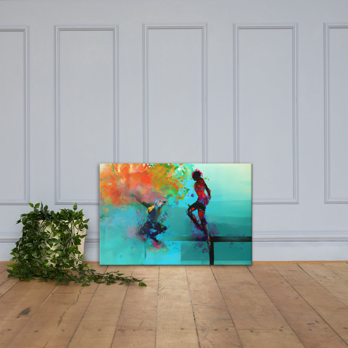 World of Sports, Portraits, Digital Art, Canvas Print, High Quality Image, For Home Decor & Interior Design
