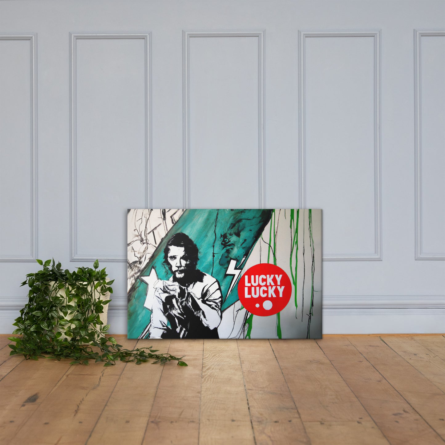 Lucky, Lucky, Portraits, Digital Art, Canvas Print, High Quality Image, For Home Decor & Interior Design