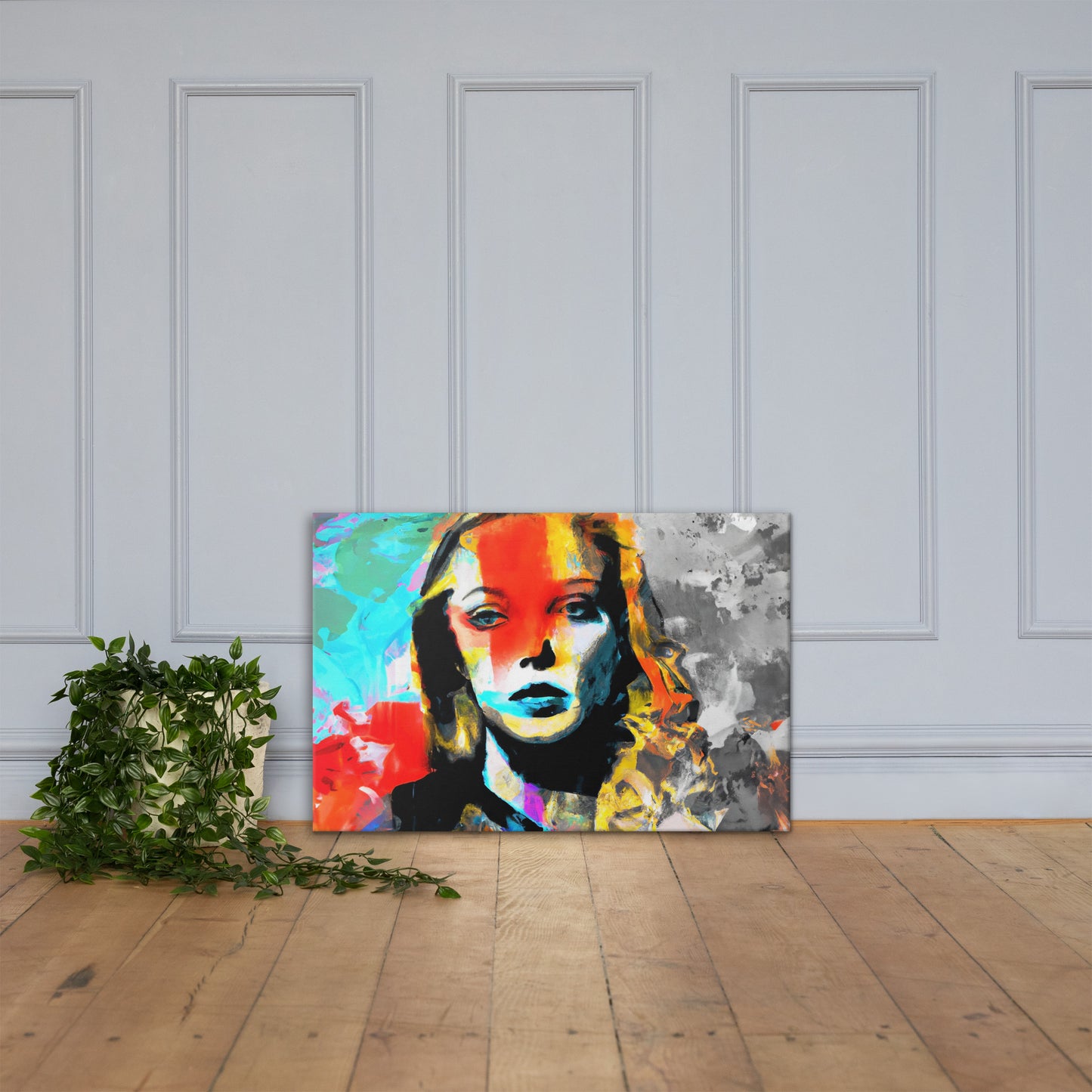 She Vibes, Digital Art, Canvas Print, High Quality Image, For Home Decor & Interior Design