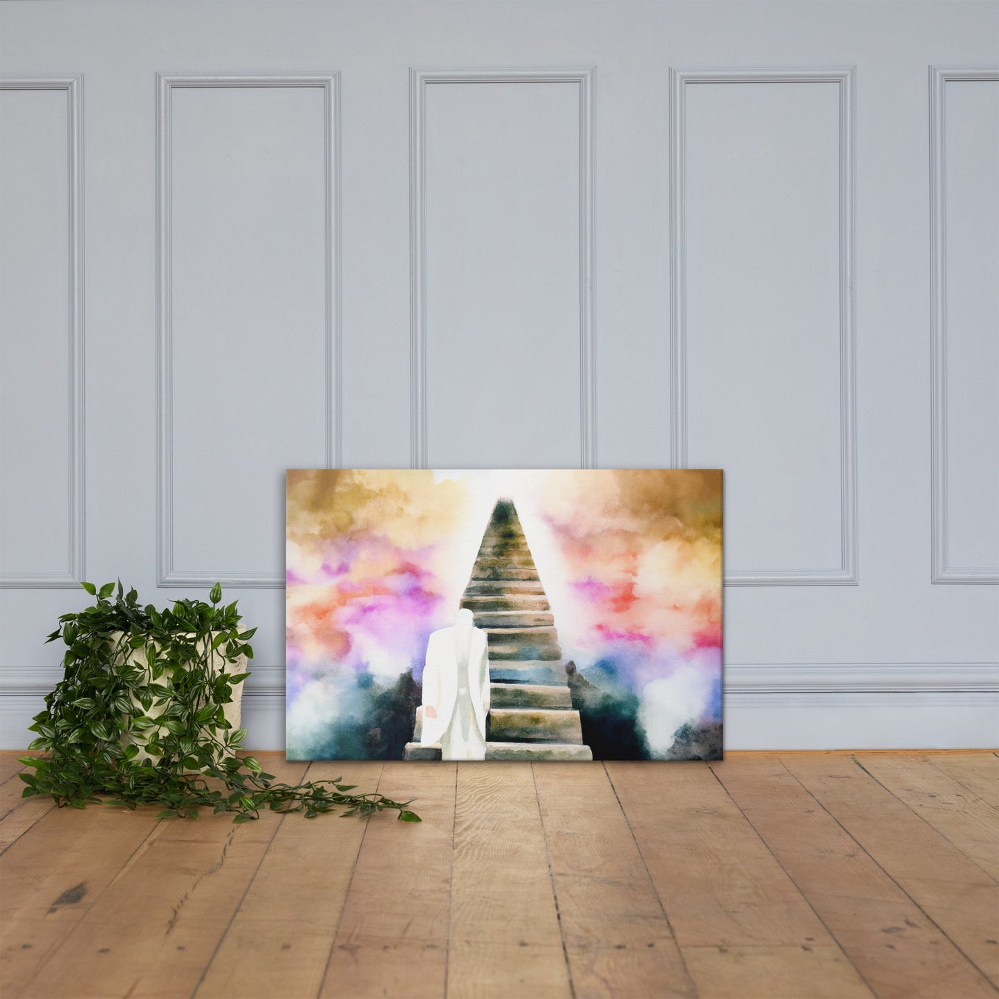 Jacob's Ladder, Angelics, Digital Art, Canvas Print, High Quality Image, For Home Decor & Interior Design