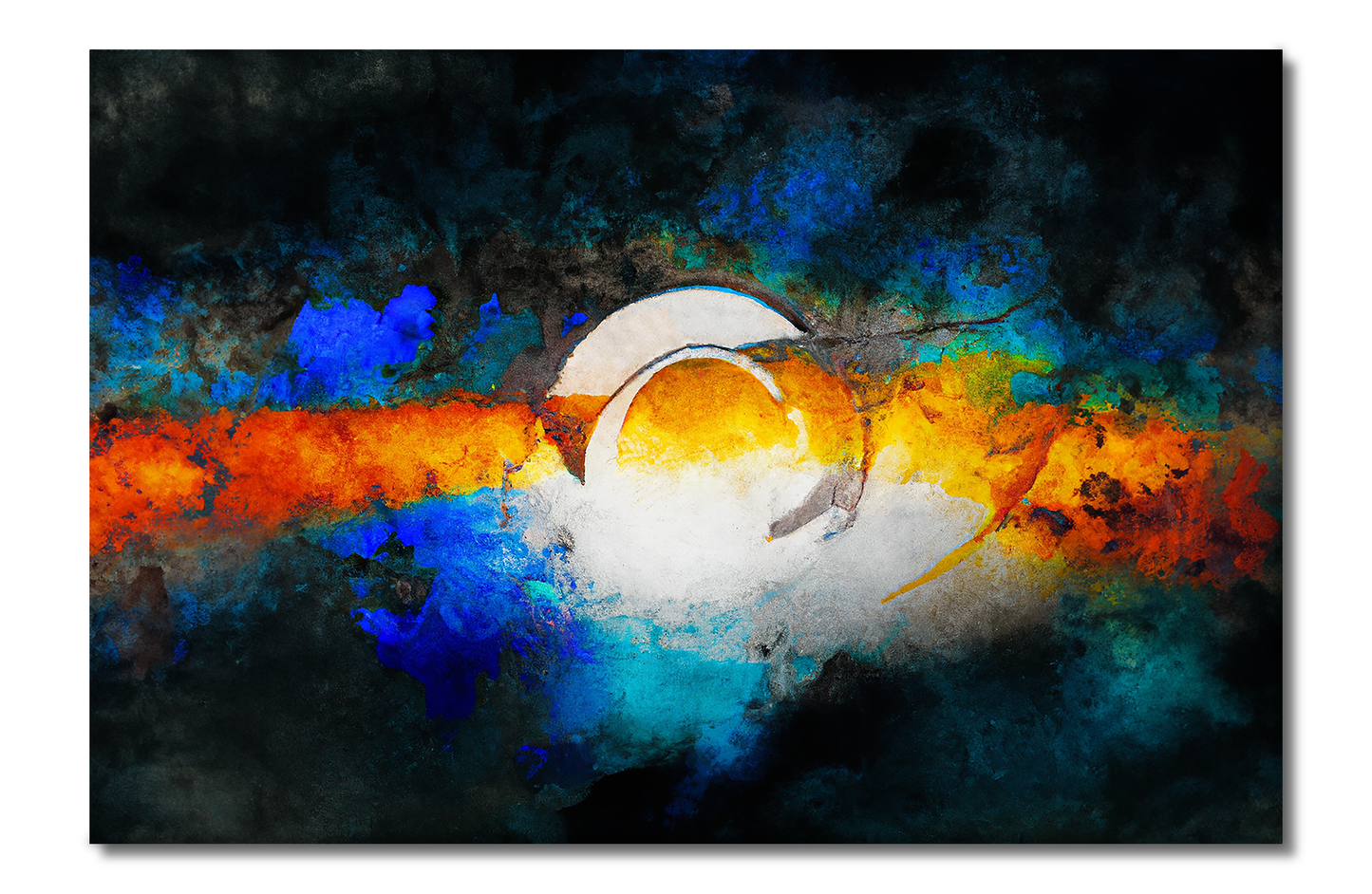 Singularity, Celestials, Digital Art, Canvas Print, High Quality Image, For Home Decor & Interior Design