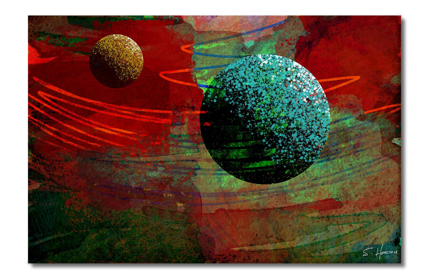 "Celestials", Digital Art, Giclée on Canvas with Signature, High Quality Image, 24"x36" or 40"x60", Limited Edition of 50