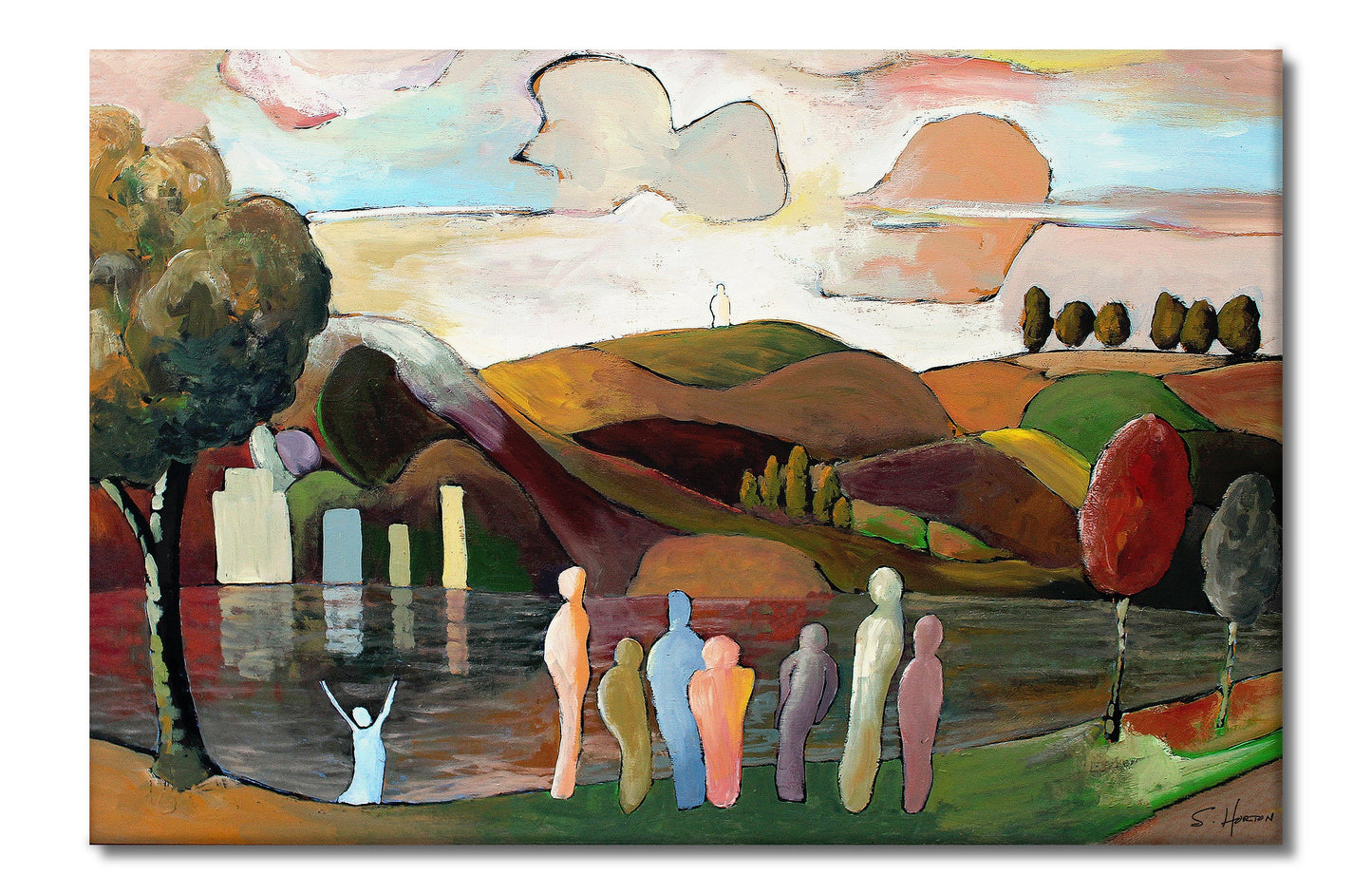 "The Gathering", Fine Art, Giclée on Canvas with Signature, High Quality Image, 24"x36" or 40"x60", Limited Edition of 50