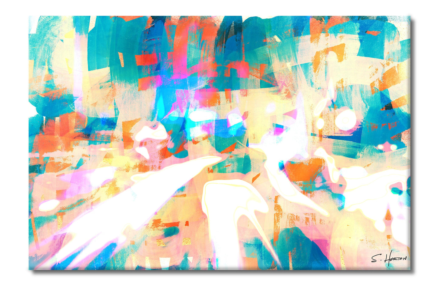 "City Centric" 014, Digital Art, Giclée on Canvas with Signature, High Quality Image, 24"x36" or 40"x60", Limited Edition of 50