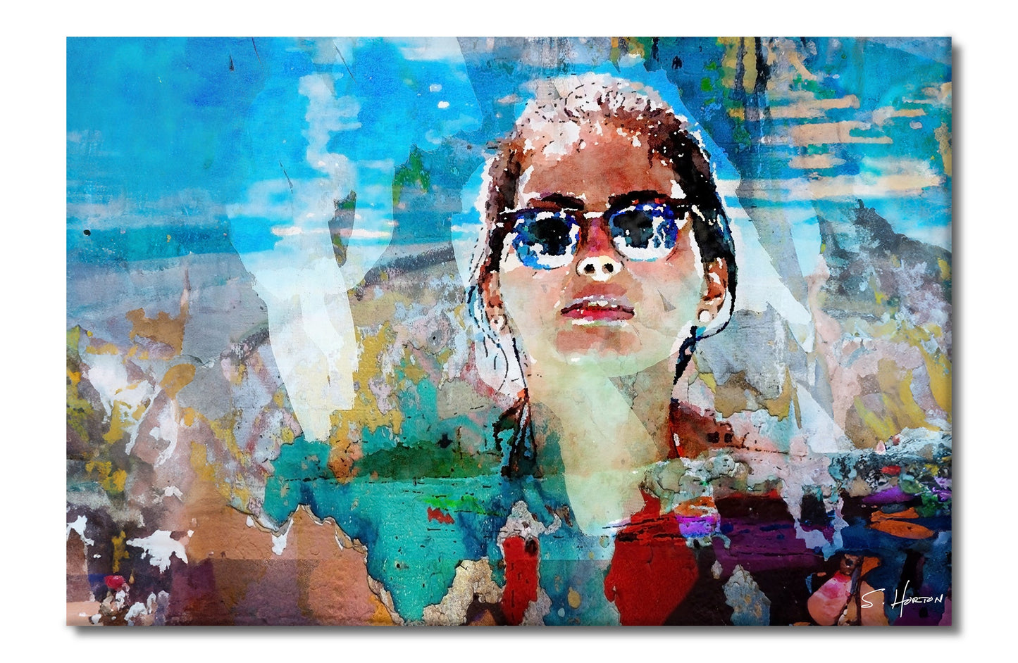 "A Day Out", She Vibes, Digital Art, Giclée on Canvas with Signature, High Quality Image, 24"x36" or 40"x60", Limited Edition of 50