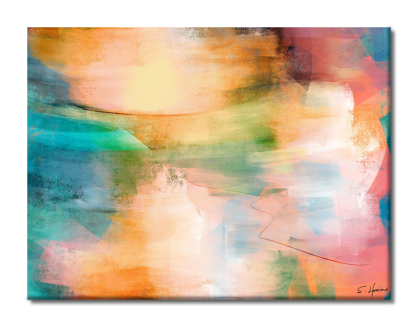 "A Way Through", Abstract, Digital Art, Giclée on Canvas with Signature, High Quality Image, 30"x40", Limited Edition of 50