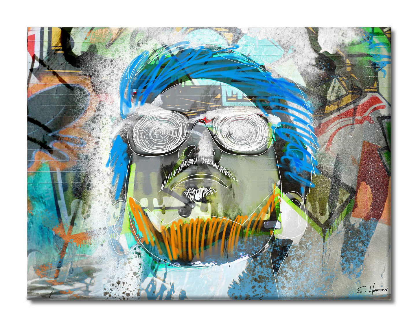 "Star Man", Digital Art, Giclée on Canvas with Signature, High Quality Image, 30"x40", Limited Edition of 50