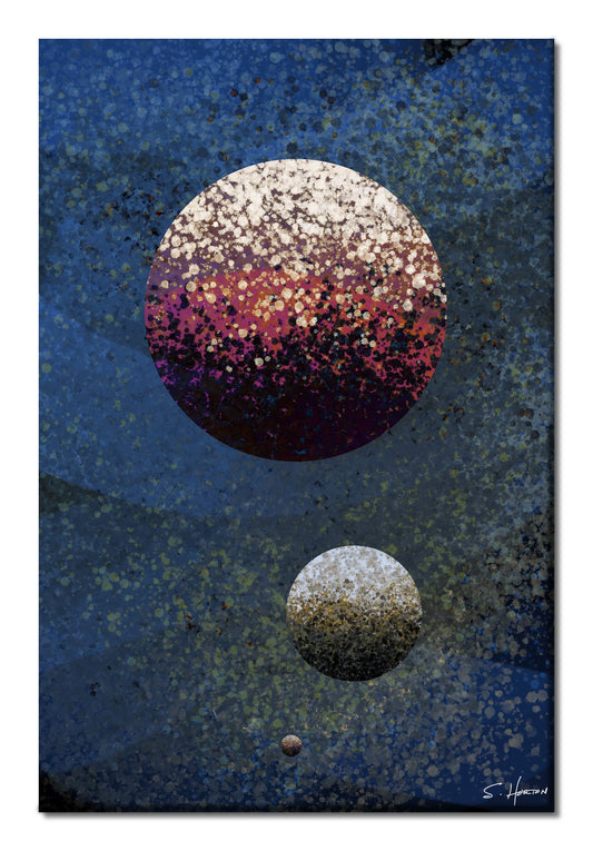 "Celestials", Digital Art, Giclée on Canvas with Signature, High Quality Image, 24"x36" or 40"x60", Limited Edition of 50