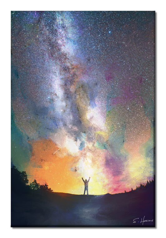 Reach For The Stars, Digital Art, Giclee on Canvas with Signature, High Quality Image, 24"x36" or 40"x60", Limited Edition of 50