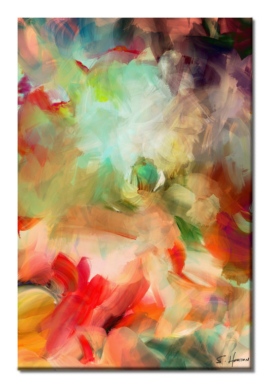 "Bouquet In Bloom", Digital Art, Giclee on Canvas with Signature, High Quality Image, 24"x36" or 40"x60", Limited Edition of 50