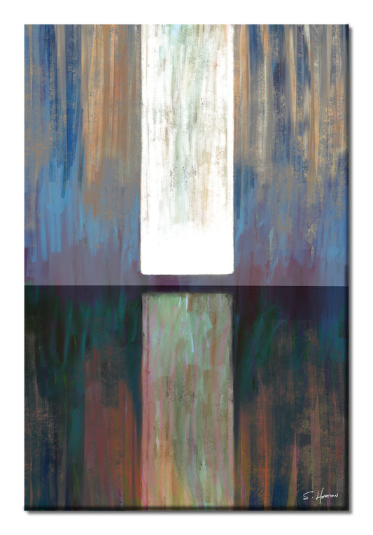 "A Way Through", Abstract, Digital Art, Giclée on Canvas with Signature, 24"x36" or 40"x60", Limited Edition of 50