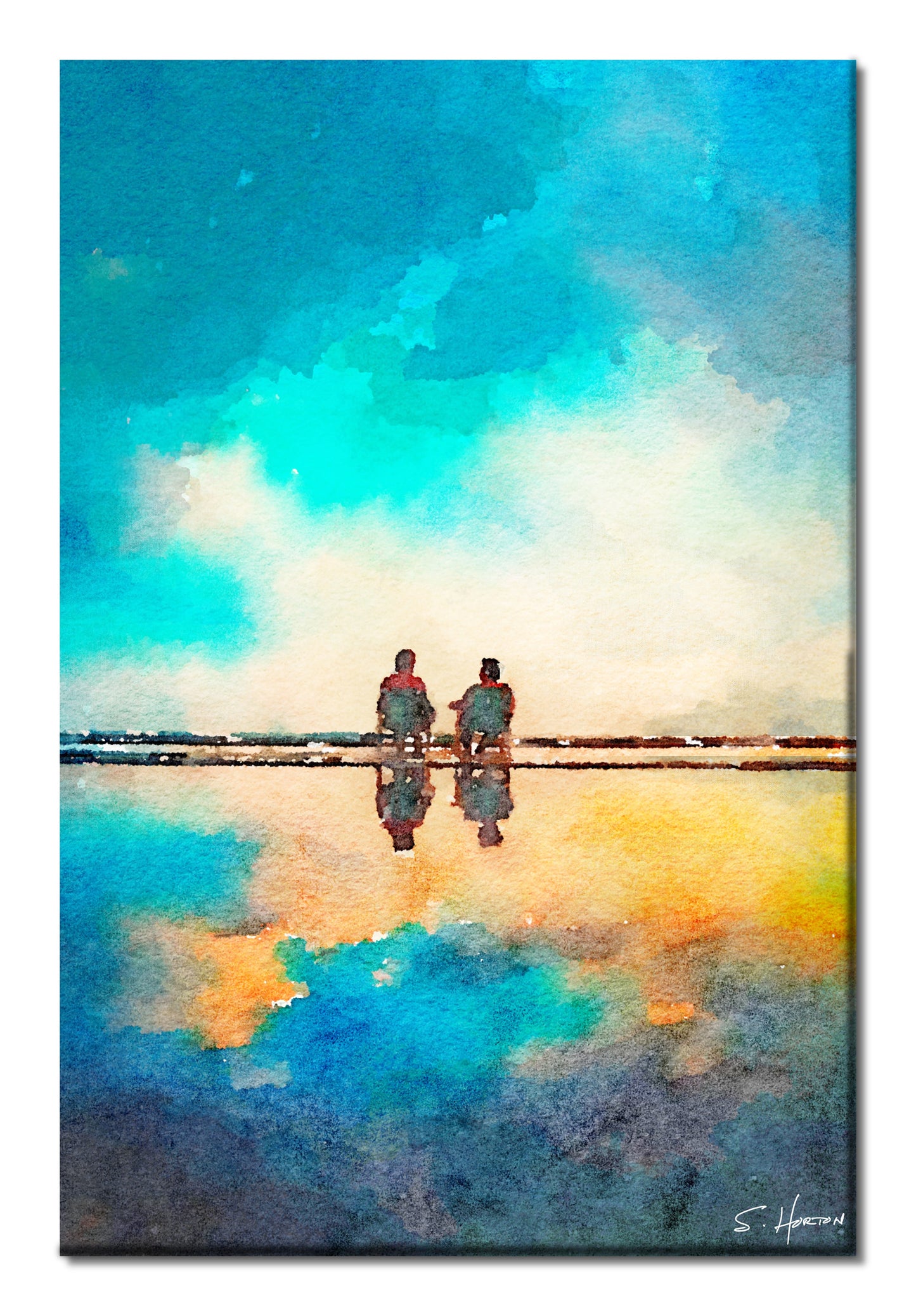 "A Quiet Moment of Reflection", Digital Art, Giclée on Canvas with Signature, High Quality Image, 24"x36" or 40"x60", Limited Edition of 50