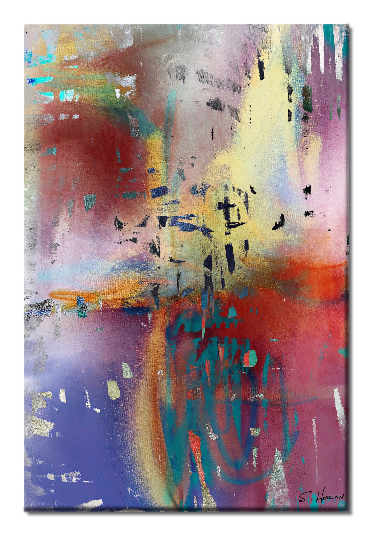 "Tropical Dreams", Abstracts, Digital Art, Giclée on Canvas with Signature, High Quality Image, 24"x36" or 40"x60", Limited Edition of 50